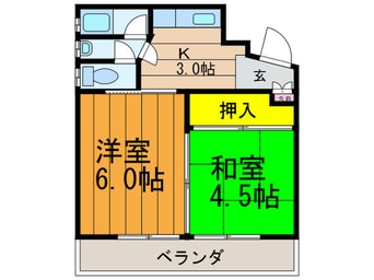 間取図 福田マンション