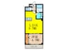 Satsuma-1st 1LDKの間取り
