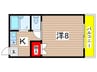 エ－デルＫＡＴＡＢＩＲＡ 1Kの間取り