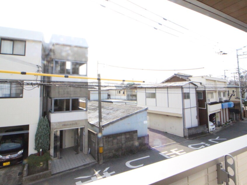 室内からの展望 Rue colline三国ケ丘