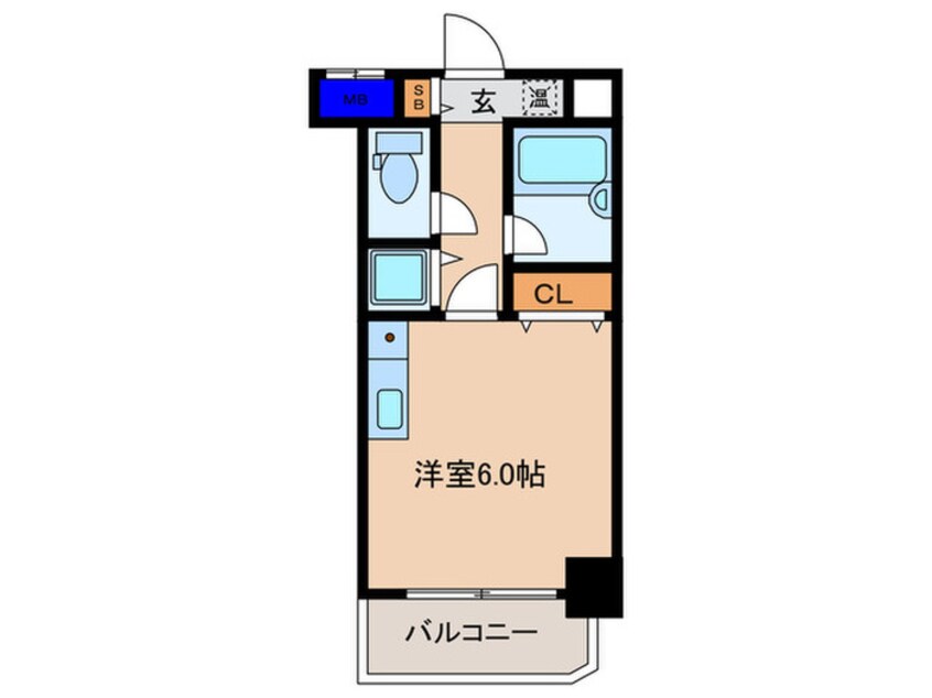 間取図 ウエスト・ポイント