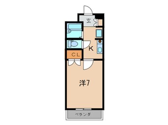 間取図 夙川ル・カンフリエ