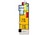 AELL　OSAKA　EAST（1304） 2Kの間取り