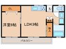 清山荘 1LDKの間取り