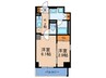シーズンフラッツ靭本町 2Kの間取り