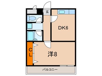 間取図 ｸﾞﾗﾝﾃﾞｨｱ・ﾐ・ｱﾓ-ﾚ鈴蘭台