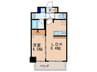 ﾌﾟﾚｻﾝｽ梅田東グラッド(601) 1LDKの間取り
