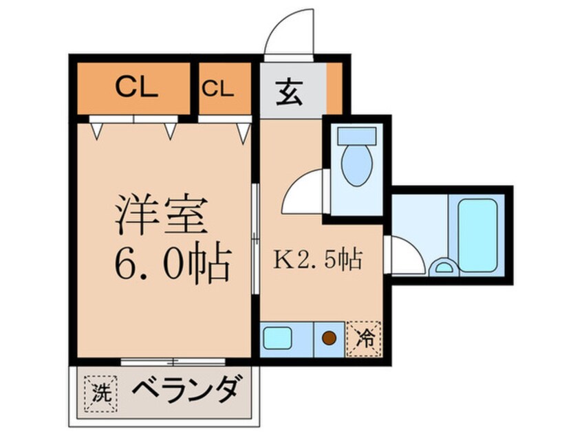 間取図 ヤマシナア－バンコテ－ジ