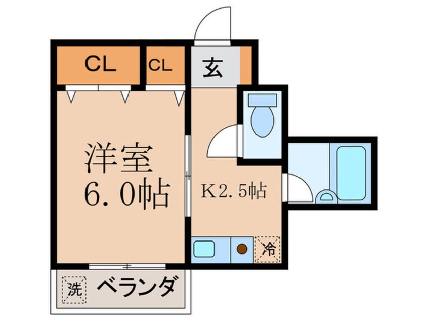 間取図 ヤマシナア－バンコテ－ジ