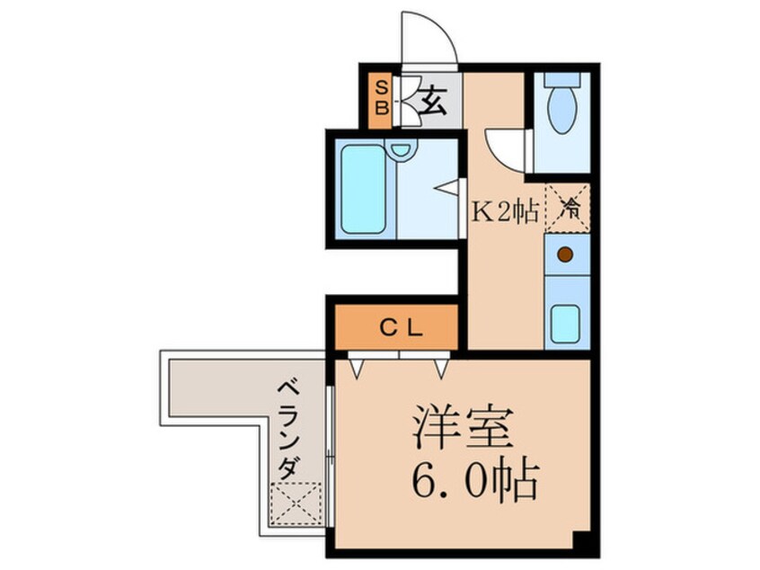 間取図 ヤマシナア－バンコテ－ジ