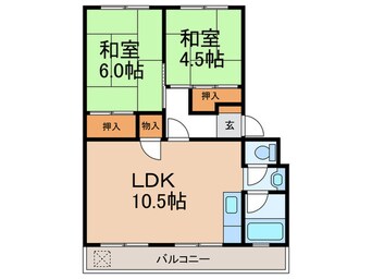 間取図 名谷農住Ｄ棟