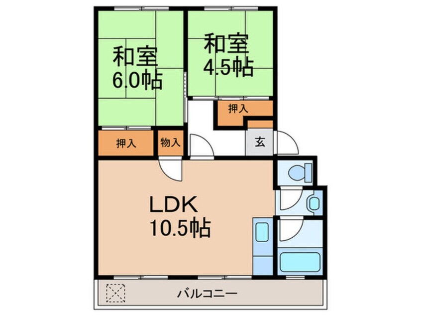 間取図 名谷農住Ｄ棟