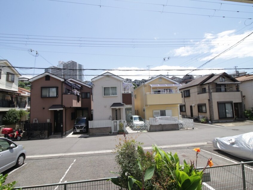 室内からの展望 名谷農住Ｄ棟