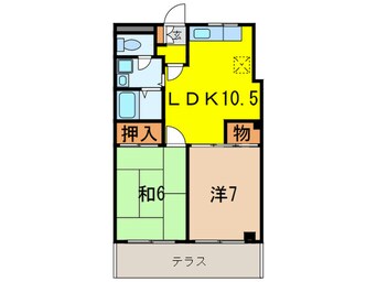 間取図 バンベールコート