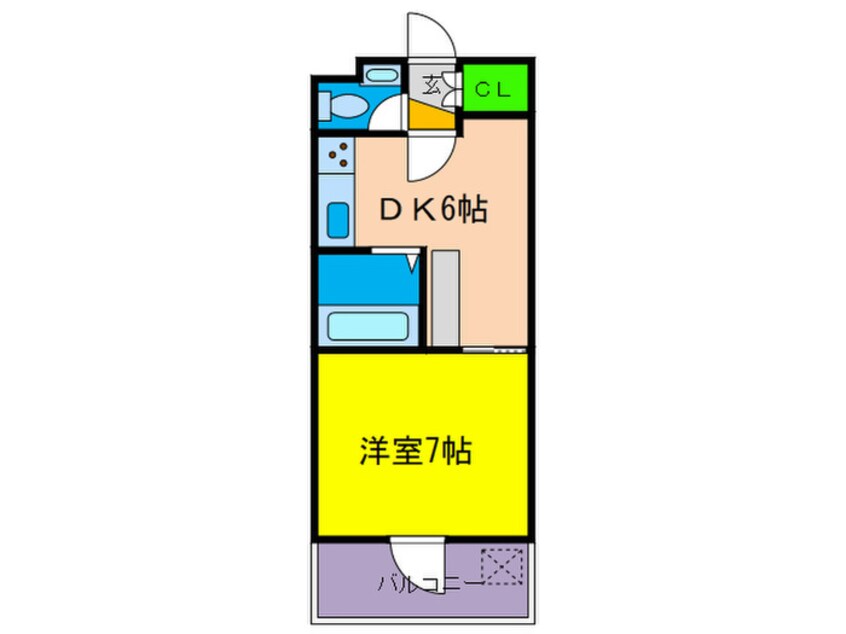 間取図 中岡プレステルビル