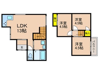 間取図 ステップ8号館園内