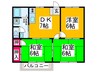 ファイン北口 3DKの間取り