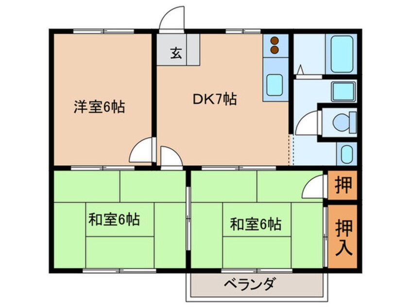 間取図 ファイン北口