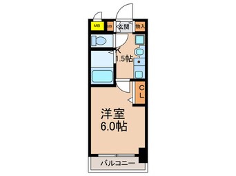 間取図 エスリード新梅田（704）