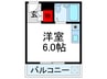 ヴェルタ千里山 1Rの間取り