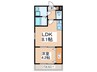 H-Maison大蓮南Ⅱ 1LDKの間取り