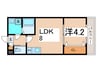 H-Maison大蓮南Ⅱ 1LDKの間取り