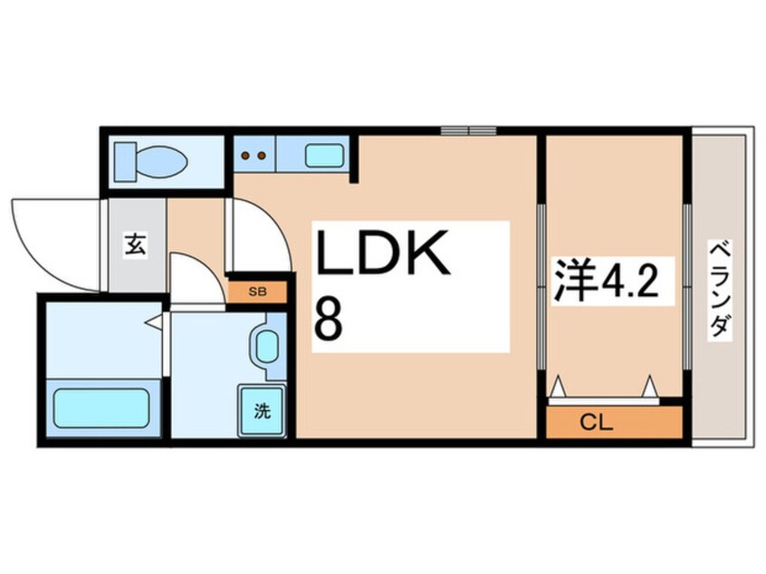 間取図 H-Maison大蓮南Ⅱ