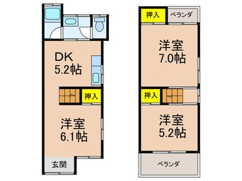 間取図 ステップ11号館三反長