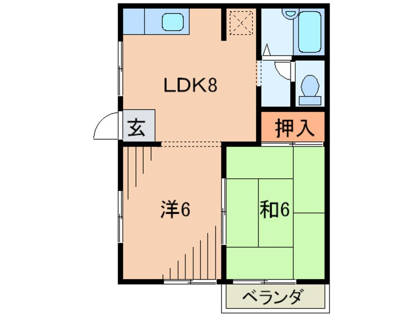 間取図 メゾン野夢