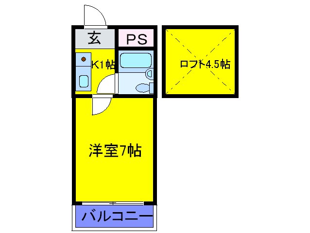 間取り図 ビュ－パレ－壱番館