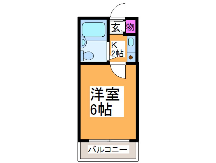 間取図 ロイヤルハイツ住吉