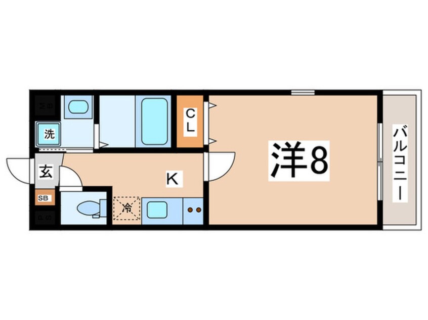 間取図 ウエストコクーン阿倍野