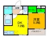 フジパレス高石駅北Ｖ番館 1DKの間取り