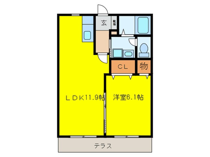 間取り図 パル春日B