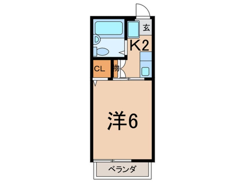 間取図 シティハイムケント