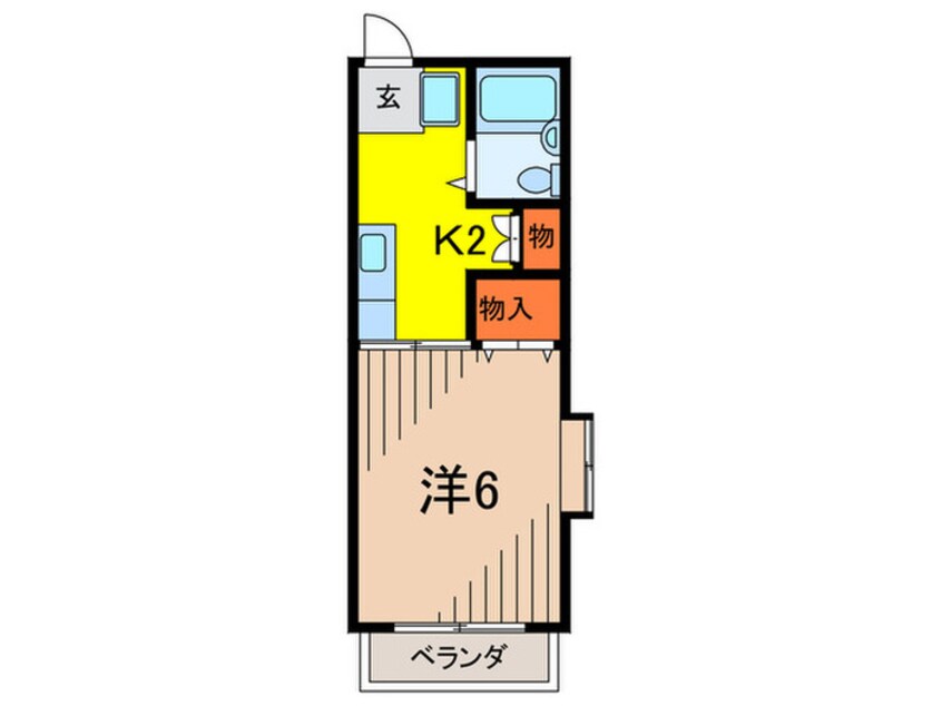 間取図 シティハイムケント