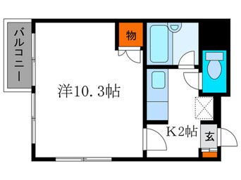 間取図 コーポクニタ