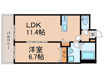 間取図 Ksレジデンス江坂西