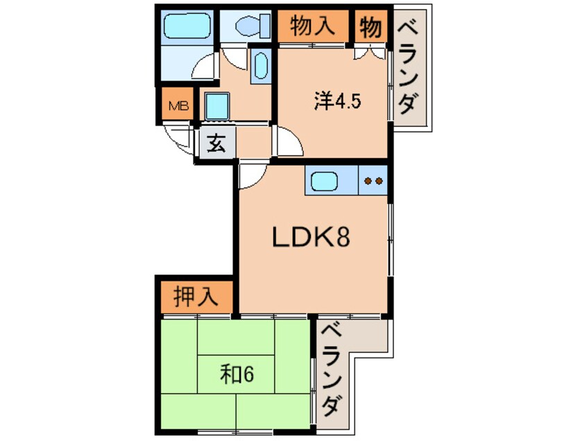 間取図 ドルチェ桜ヶ丘