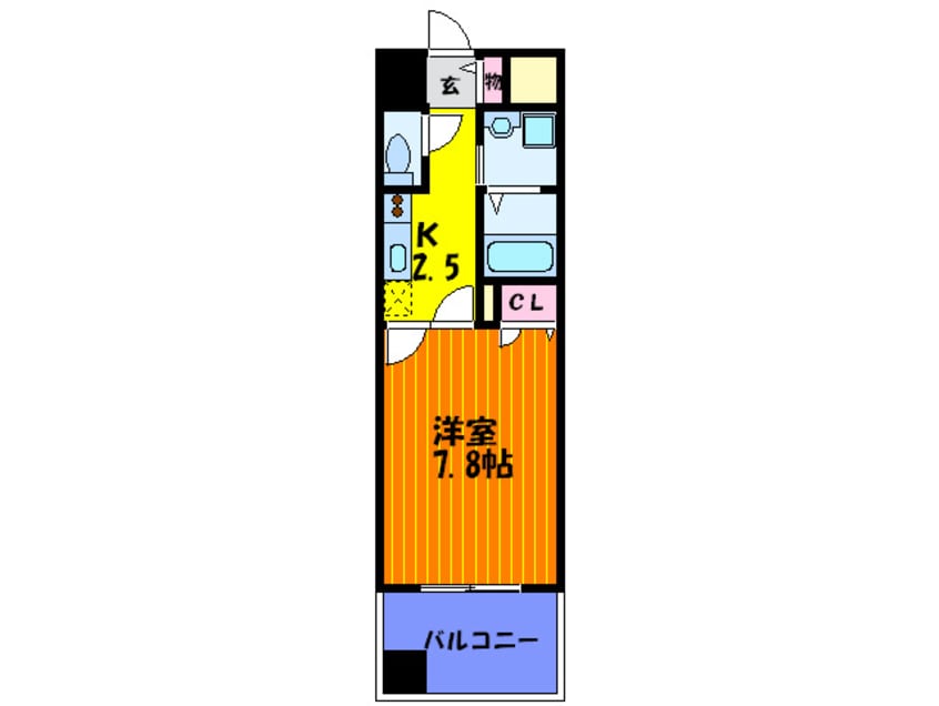 間取図 CASSIA住道