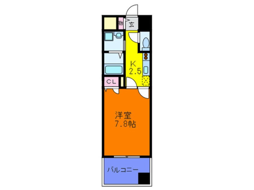 間取図 CASSIA住道