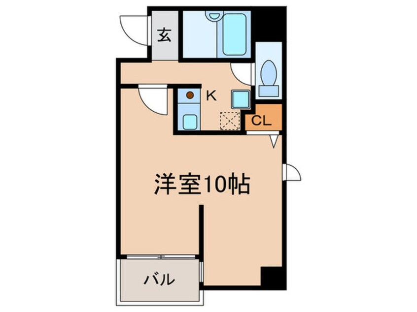 間取図 ラポ－ル壱番堂