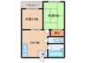 田中マンション 2DKの間取り