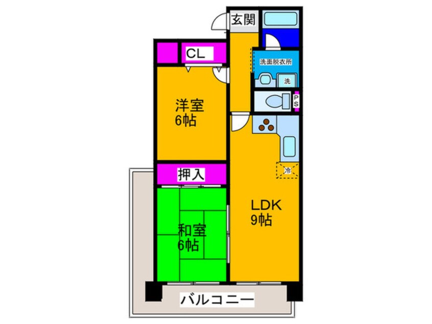 間取図 ラ・モードＮＩＳＨＩＫＡＷＡⅠ