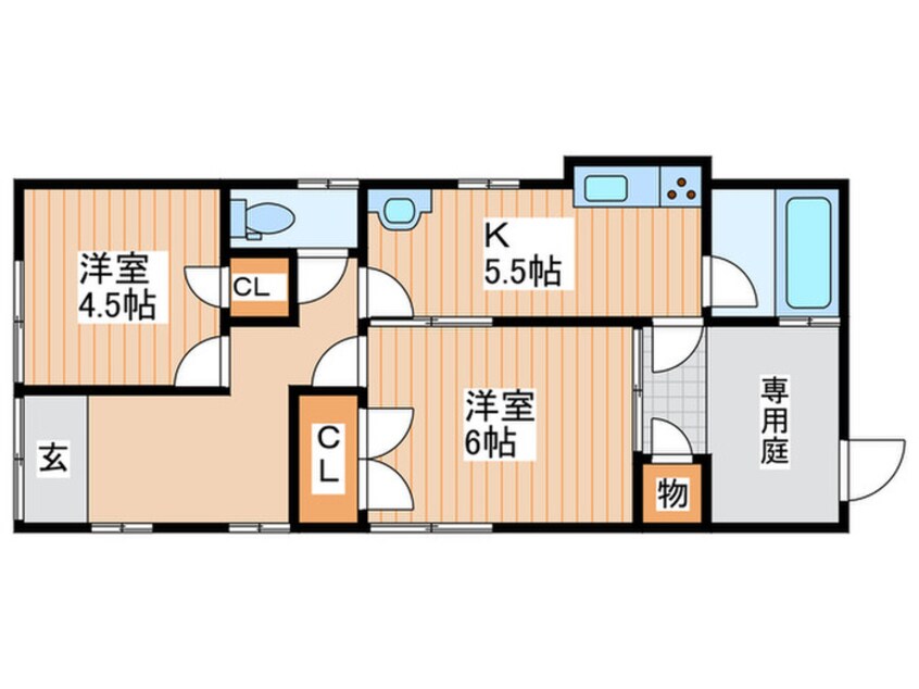 間取図 守口平屋戸建