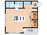 ホワイトハウス公園前 1Rの間取り