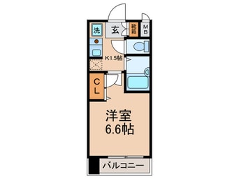 間取図 プレサンス京都駅前Ⅱ(503)