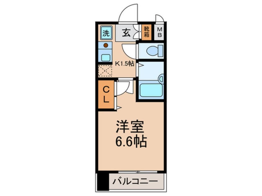 間取図 プレサンス京都駅前Ⅱ(503)