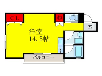 間取図 クレール・フテラ