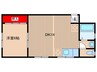 長沢マンション 1DKの間取り